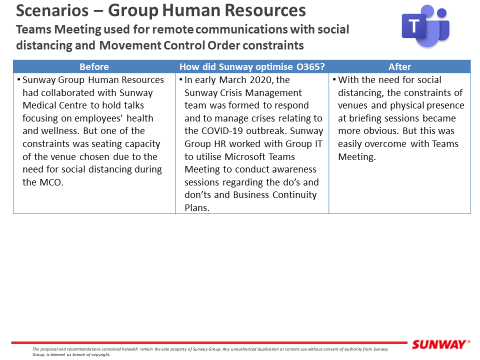 group scenarios